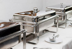 stainless steel buffet container
